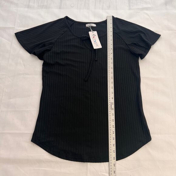 Lofoer Women's Short Sleeve V-neck T-shirt Size M - Picture 4 of 8